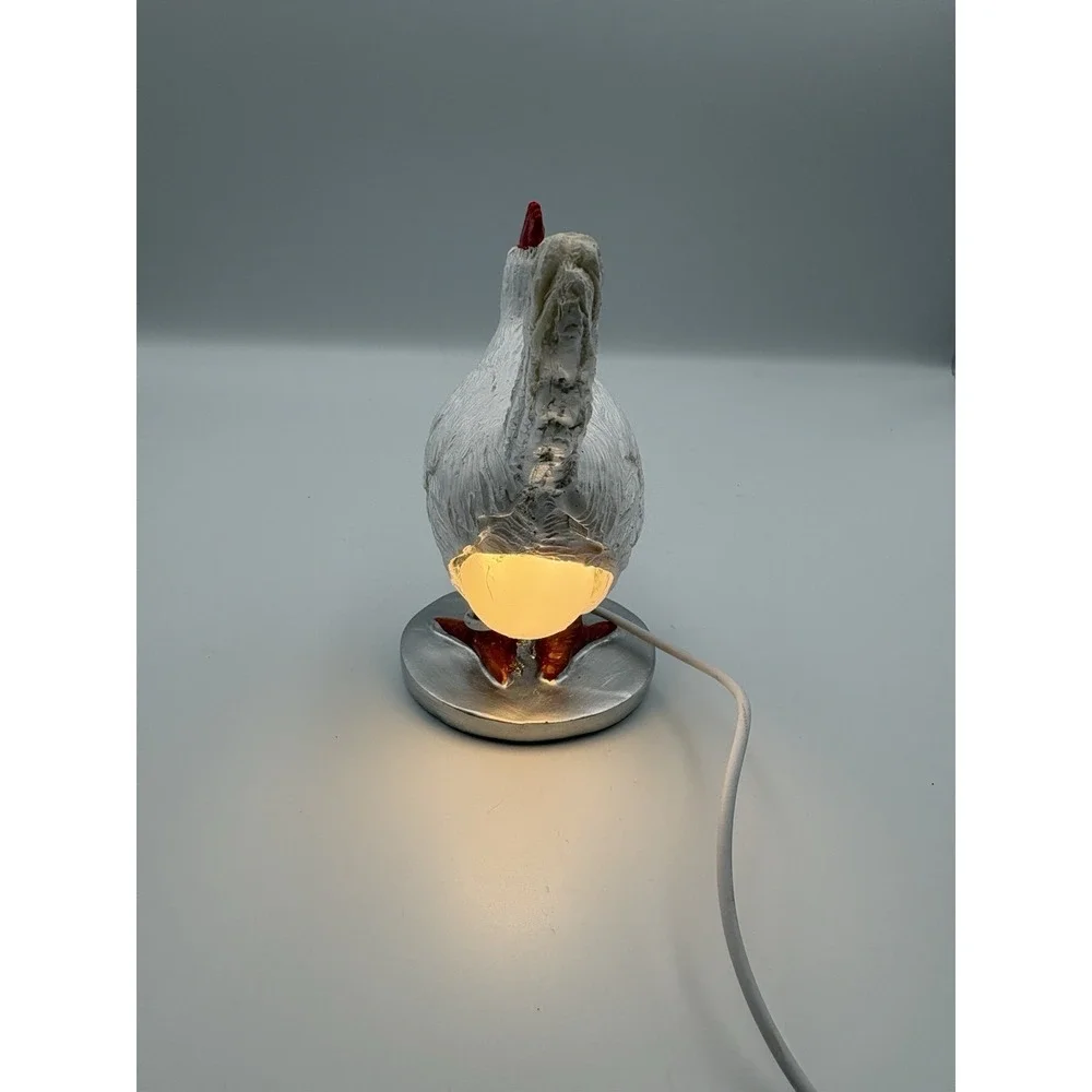 Chicken Egg Lamp USB Funny Animal Night‎ Light Decoration Table Lamp Open Box